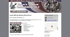 Desktop Screenshot of davesenginerebuilding.com